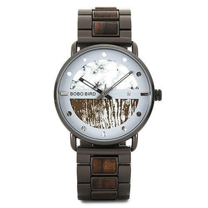 Montre en bois - Arctica Snow