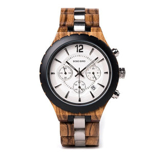 Montre en bois homme - Éclipse Lightness